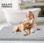 ILANGO Bathroom Rugs 70" × 24", Extra Soft Absorbent Microfiber Bath Rugs - Image 2