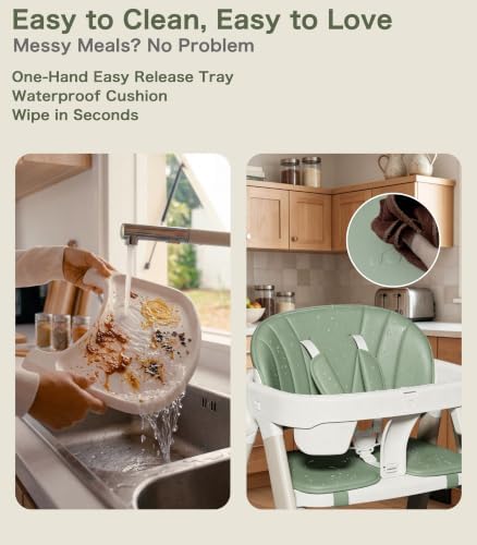 Convertible Baby Highchair & Foldable Toddler Standing Tower - Image 6