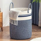 YOUDENOVA Cotton Rope Laundry Hamper Basket, 72L Blanket Basket by YOUDENOVA