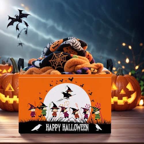 Halloween Basket Gift Cute Pumpkin Ghost Parties Decor Kid Trick or Treat Basket - Image 5