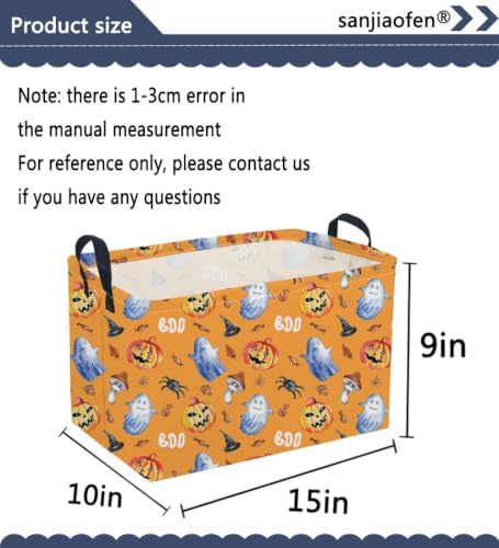 Sanjiaofeng Rectangular Halloween Horror Ghost Storage Basket, Terrifying and - Image 7