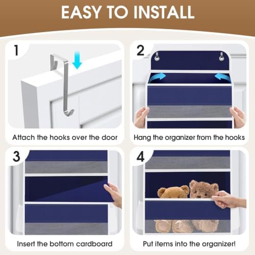 1Pack Over The Door Organizer Large Capacity Hanging Storage Room Organizer - Image 3