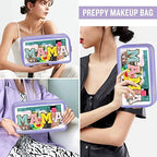 Chenille Letter Clear Makeup Bag - Image 4