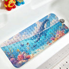 Kids Bathtub Mat, Non Slip Cartoon Bath Mat by KINUUIS