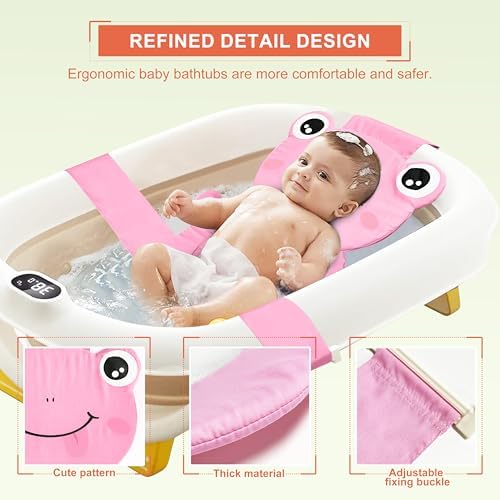 Baby Bath Seat Support Net, Quick Drying, Adjustable, Comfortable, Infant - Image 4