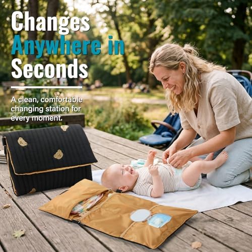 GOBABYMART Small Diaper Bag Tote, Maternity Baby Bag - Image 2