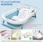 Colorlife Baby Bath Seat Support Net Infant Bathing Seat Support Mat, - Image 3