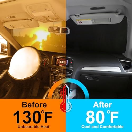 TINGLU Sun Shade for Toyota 4Runner 2010-2024 2025 Accessories Windshield Sun - Image 3