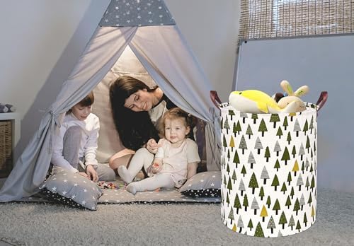 MAIZMZ Girls Storage Basket Laundry Hamper Gifts Organizer Bins Toy Box Laundry - Image 6