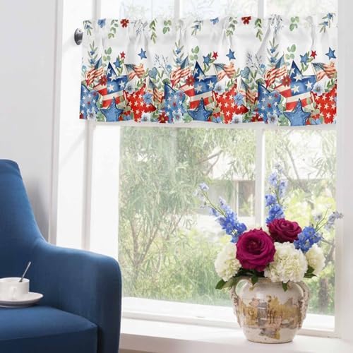 4th of July Kitchen Curtains Valances - Image 3