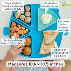 Silicone On-The-Go Snack Mat – Foldable Reusable Placemat - Image 3