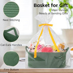 OIAHOMY Woven Basket, Gift Basket Empty - Image 3