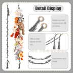 CERETIA 80" Stuffed Animal Organizer Chain, Wall Corner Storage - Image 7