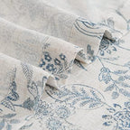 Vangao Floral Valances for Windows Forest Blue W50 X 16L 1 Panel - Image 3