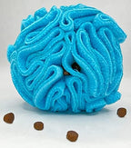 Glory To Dog Small Breed Snuffle Puzzle Ball Treat Foraging Dog Toy Blue - Image 3