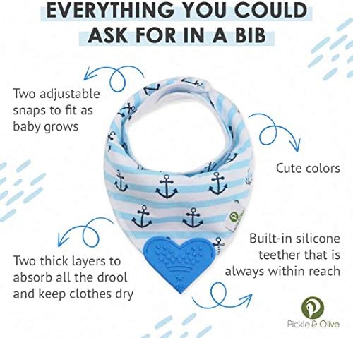 Pickle & Olive Bandana Teething Bibs - Image 3