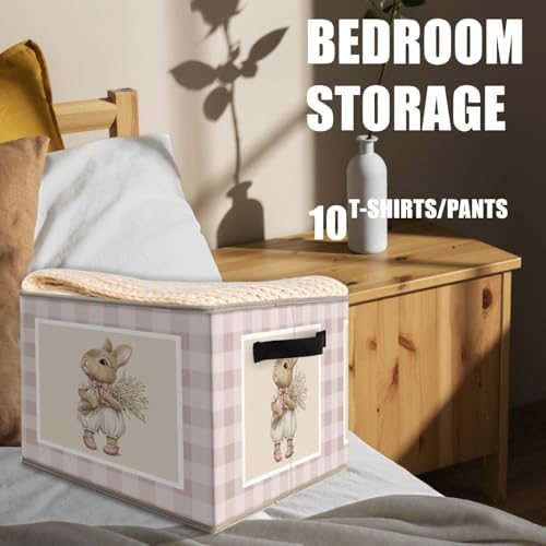 Bunny Nursery Storage Bins Basket, Toybox - Image 4