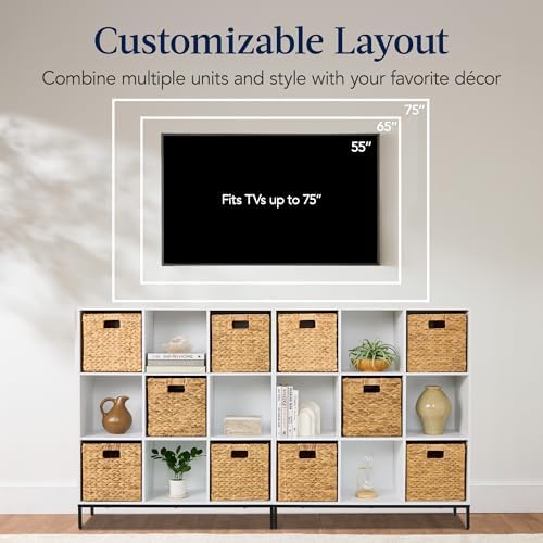 Best Choice Products 9-Cube Bookshelf, 3-Tier Wood Storage Bookcase W/Legs - Image 5