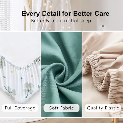 4 Pack Crib Sheets for Boys Girls - Image 4