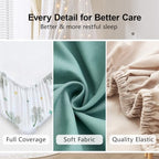 4 Pack Crib Sheets for Boys Girls - Image 4