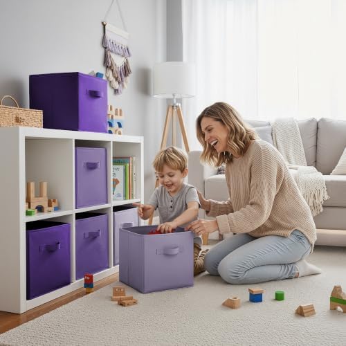 Cupic Cupid 6-Pack 11x11 Cube Storage Bins, Cube Bins - Image 3