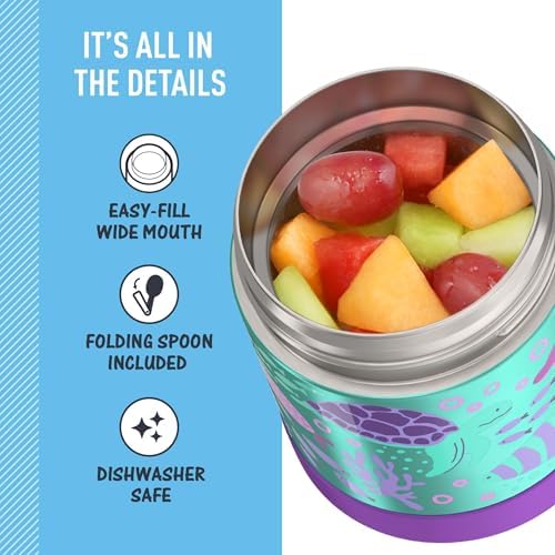 THERMOS FUNTAINER Insulated Food Jar, 10 Ounce, Kid Friendly Food Jar - Image 4