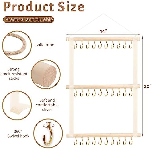 POVETIRE Headband Holder Head Bands Organizer - Image 4