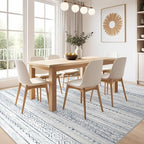 Nakagishi 9x12 Area Rugs Living Room: Washable Boho Large Neutral Soft - Image 5