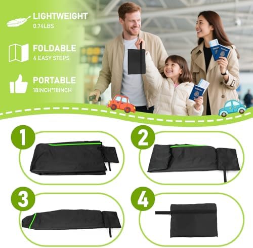 Car Seat Bags For Airplane Travel, Gate Check Bag, Durable Travel Bag - Image 4