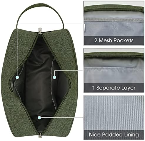 Narwey Travel Toiletry Bag for Women, Dopp Kit Men, Medicine Bag - Image 5
