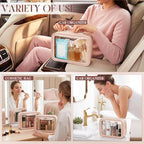 Hsei 12 Pcs Clear Makeup Bags Diaper Bag Organizer Travel Toiletry Bags - Image 6