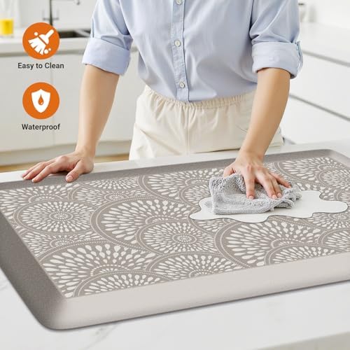 Mattitude 4/5 Inch Kitchen Mat, Waterproof Non-Slip Standing Mats and Rugs - Image 4