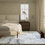 5x7 Area Rugs for Living Room: Washable Bedroom Rug Non Slip Large Carpet - Image 2