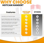 HOTCAN Beech Wood Plastic Bag Drying Rack | Reusable Dryer Holder Rack - Image 6