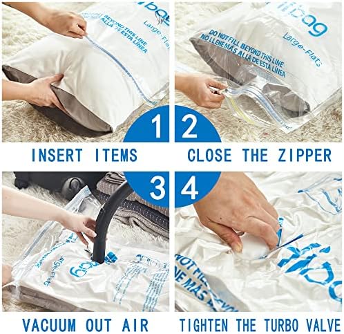 Vacuum Storage Bags, Space Saver Vacuum Seal Storage Bags 20-Pack Sealer Bags - Image 5