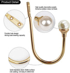 COCIVIVRE 2 Pack Curtain Holdbacks Wall Mounted Curtain Tiebacks Hooks Plastic - Image 3