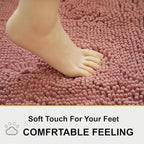 BOANKODU Toilet Rugs U-Shaped, Machine Washable, Bath Mats - Image 3
