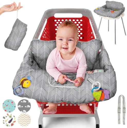 PILLANI Shopping Cart Cover for Baby, High Chair Cover for Restaurant Seat by Pillani