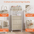 3In1 Modanais Baby Diaper Caddy Organizer Cart - Image 4