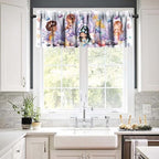 Mermaid Valances Curtains for Girls Bedroom, Kids Colourful Princess Ocean - Image 6