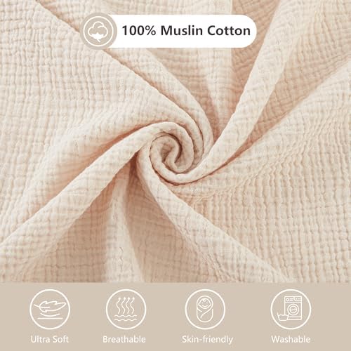 Bearmoss 2-Pack Baby Bassinet Sheets - Image 4