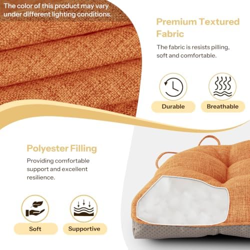 Chair Cushions for Dining Chairs Set of 4 - Image 4