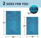 BOANKODU Bathroom Rugs Sets 2 Piece, Extra Soft Chenille Bath Mat Absorbent - Image 2