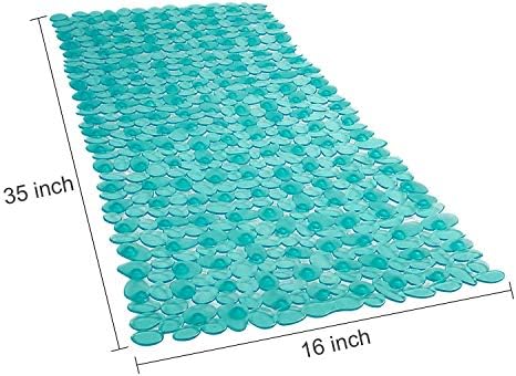 WELTRXE Non Slip Bath Mat Pebbles Bathtub Mat - Image 5