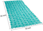 WELTRXE Non Slip Bath Mat Pebbles Bathtub Mat - Image 5