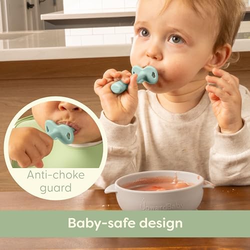 Upward Baby Silicone Baby Feeding Spoon - Image 4