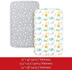 Pack and Play Sheets, Mini Crib Sheets, Stretchy Playard Fitted Sheet - Image 6
