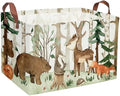 Sanjiaofeng Rectangular Kids Basket Animal Storage Bins, Woodland Storage by Sanjiaofen