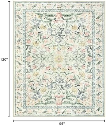 Lahome Boho Rugs for Living Room, Washable Large 8x10 Area Rugs for Bedroom - Image 2