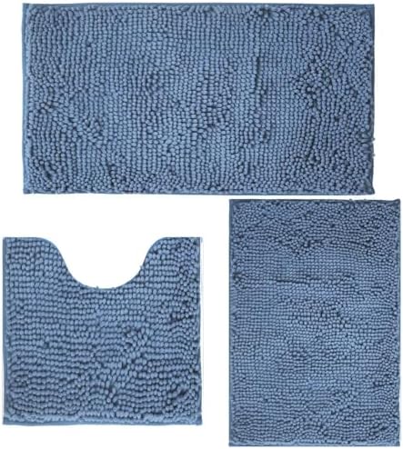 Bathroom Rugs Sets 3 Piece Non Slip, Bath Rugs by Flotstiga